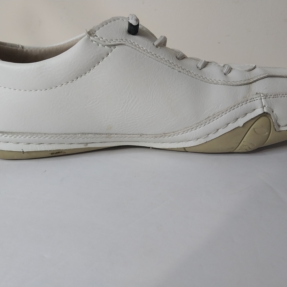 Salkin Size 40 Handmade White Leather Men's Sneakers - Picture 5 of 11